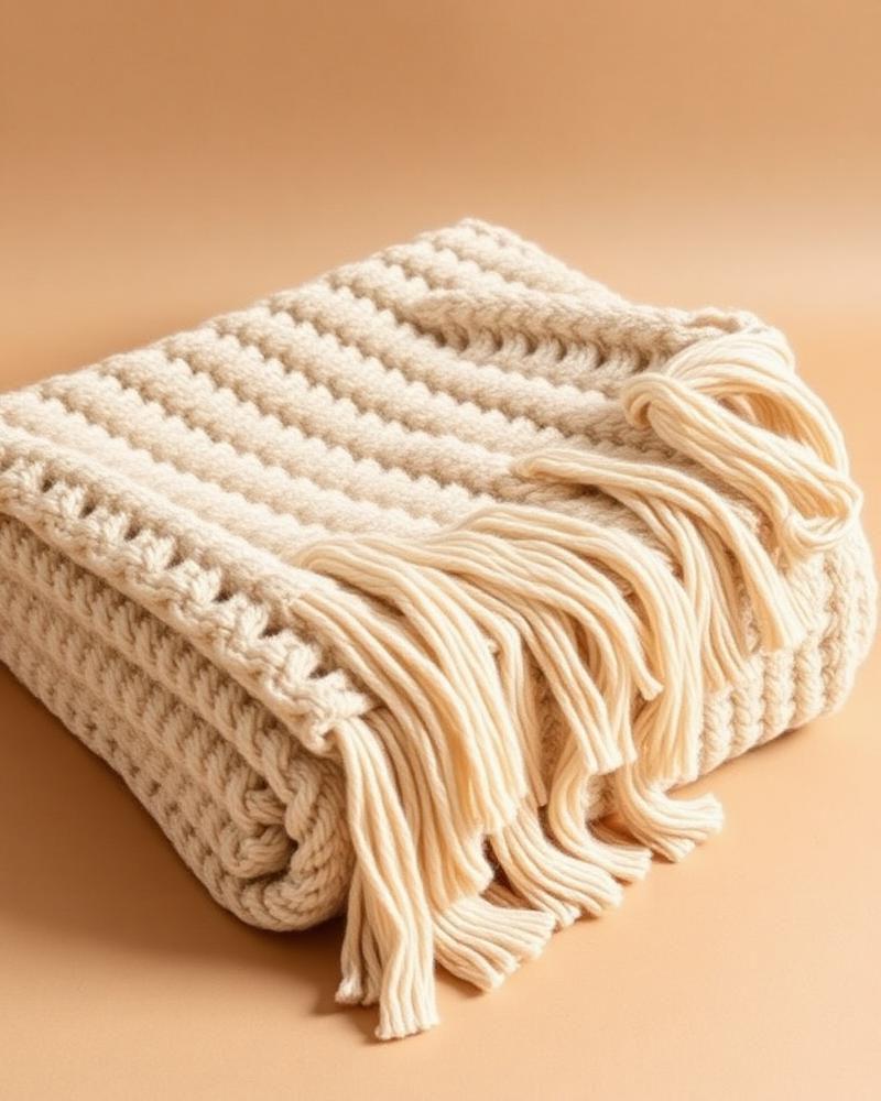 Chunky Knit Throw